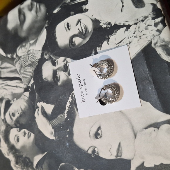 kate spade Jewelry - NWT ❤️ KATE SPADE ❤️ POP OF JOY 🍾 Huggie CZ & Silver Earrings 🍾 $78 R 🥳 Party
